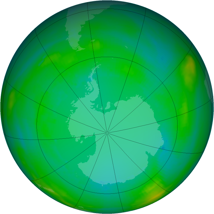 Ozone Map 1981-08-09